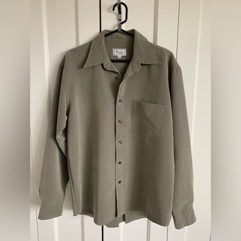 Vuldi Oversized Army Green Shacket